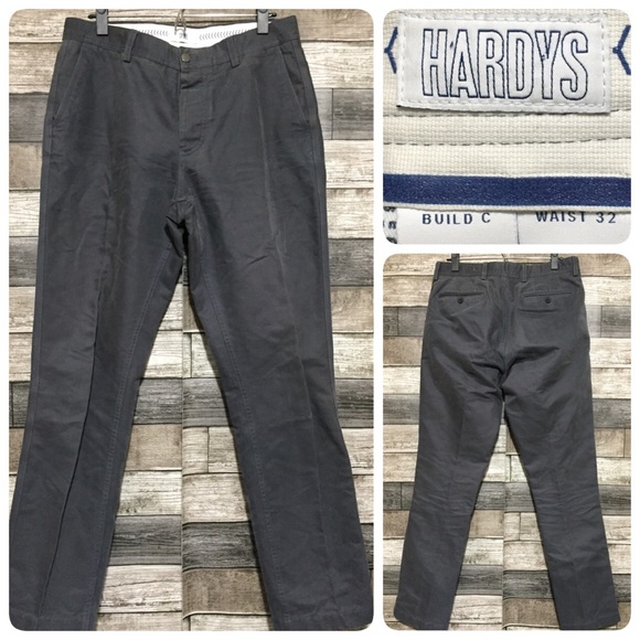 Spoke Hardy’s Build C Chino Pants Men’s 32x31 Gray Button Fly (Read Desc) - Picture 1 of 13